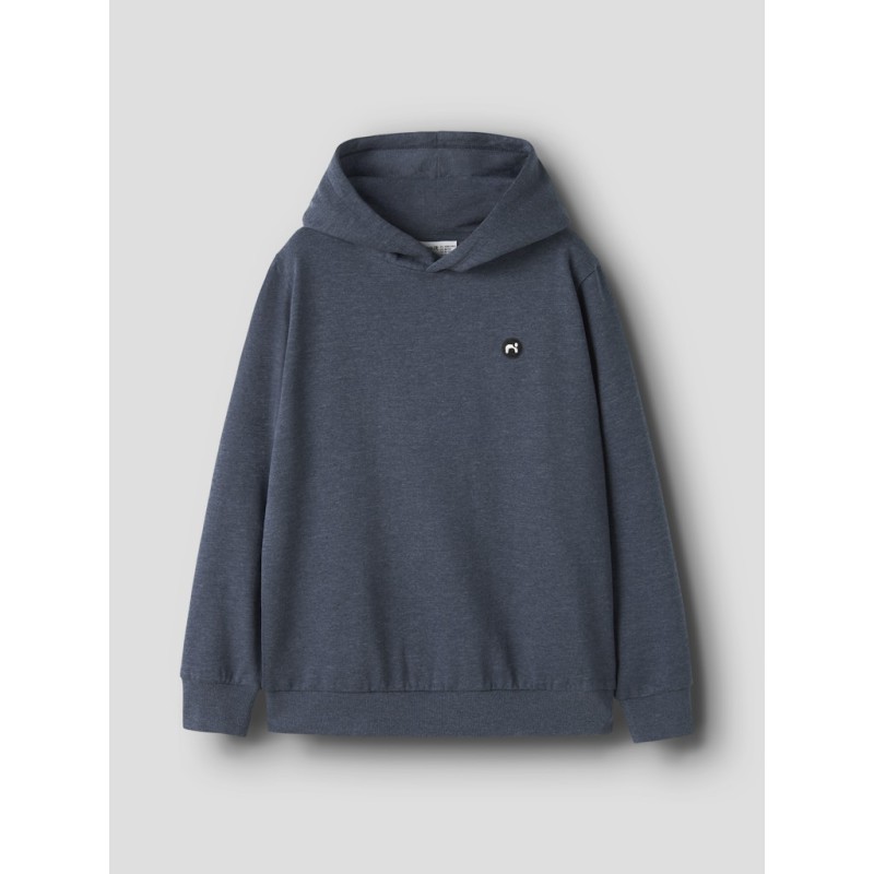 NAME IT KIDS Vimo langærmet sweat hoddie - Dark Sapphire