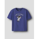 NAME IT MINI Karsil kortærmet t-shirt - Deep Ultramarine