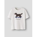 NAME IT MINI Karsil kortærmet t-shirt - Wispy Clouds