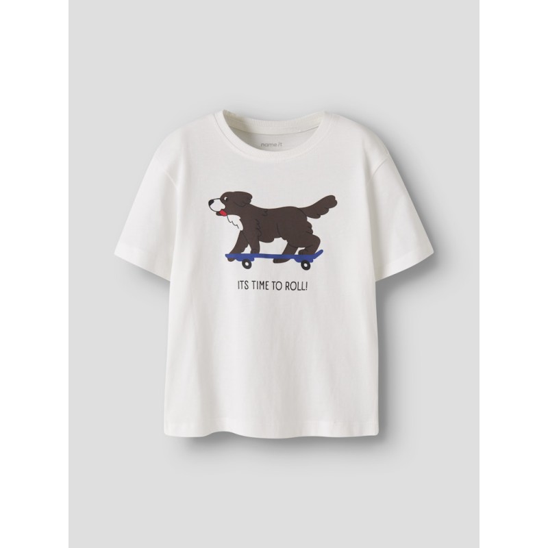 NAME IT MINI Karsil kortærmet t-shirt - Wispy Clouds