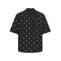 ONLY CARMAKOMA Carrie dot trekvartærmer t-shirt - Black