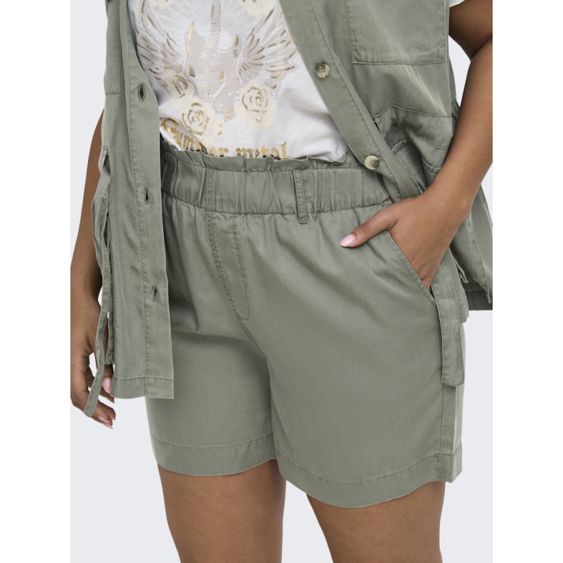 ONLY CARMAKOMA Zanzi shorts - Smokey Olive