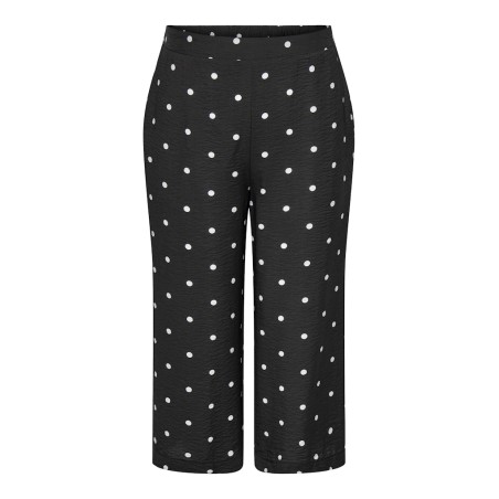 ONLY CARMAKOMA Carrie dot culotte bukser - Black