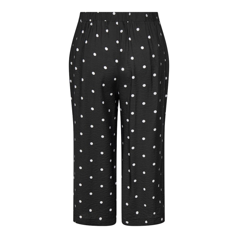 ONLY CARMAKOMA Carrie dot culotte bukser - Black
