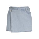 JJXX Greta HW denim shorts - Light Blue Denim