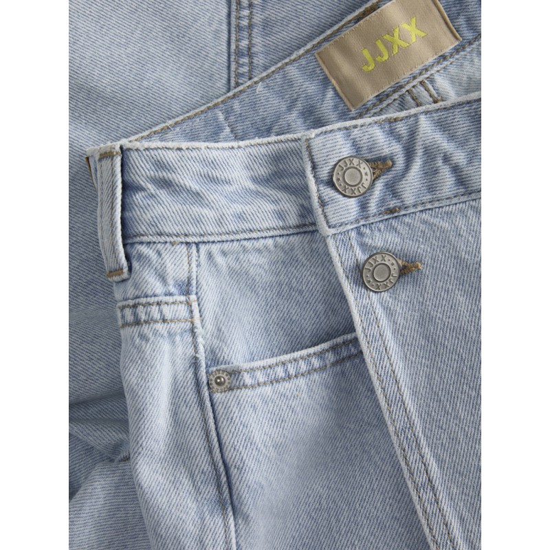 JJXX Greta HW denim shorts - Light Blue Denim