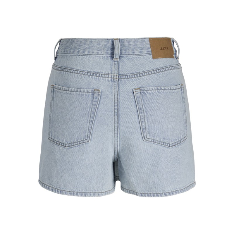 JJXX Greta HW denim shorts - Light Blue Denim