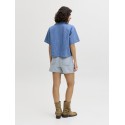 JJXX Greta HW denim shorts - Light Blue Denim