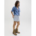JJXX Greta HW denim shorts - Light Blue Denim