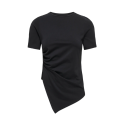 ONLY Lise kortærmet rushing t-shirt - Black