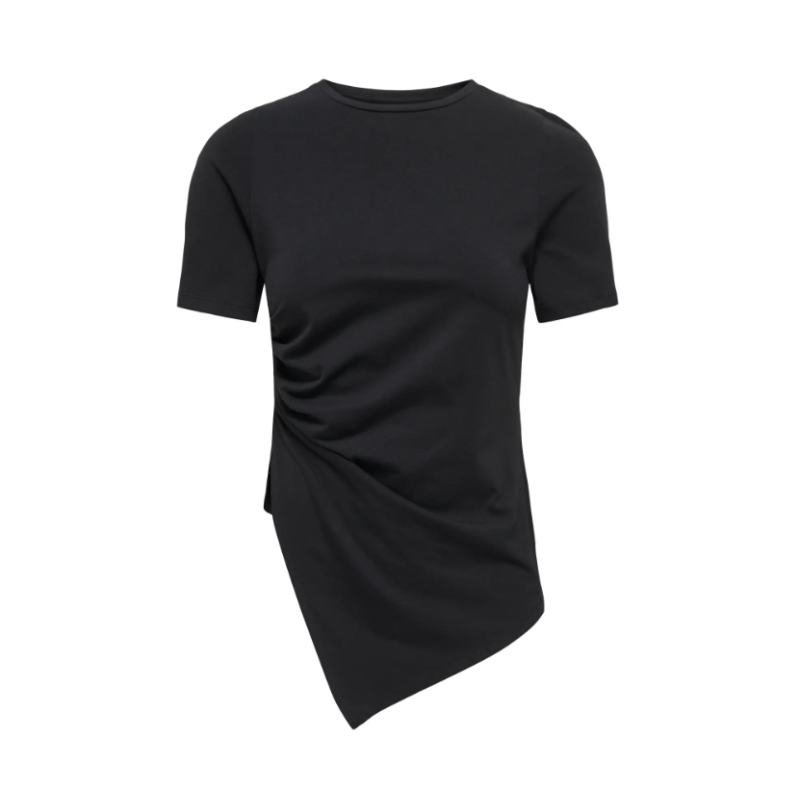 ONLY Lise kortærmet rushing t-shirt - Black