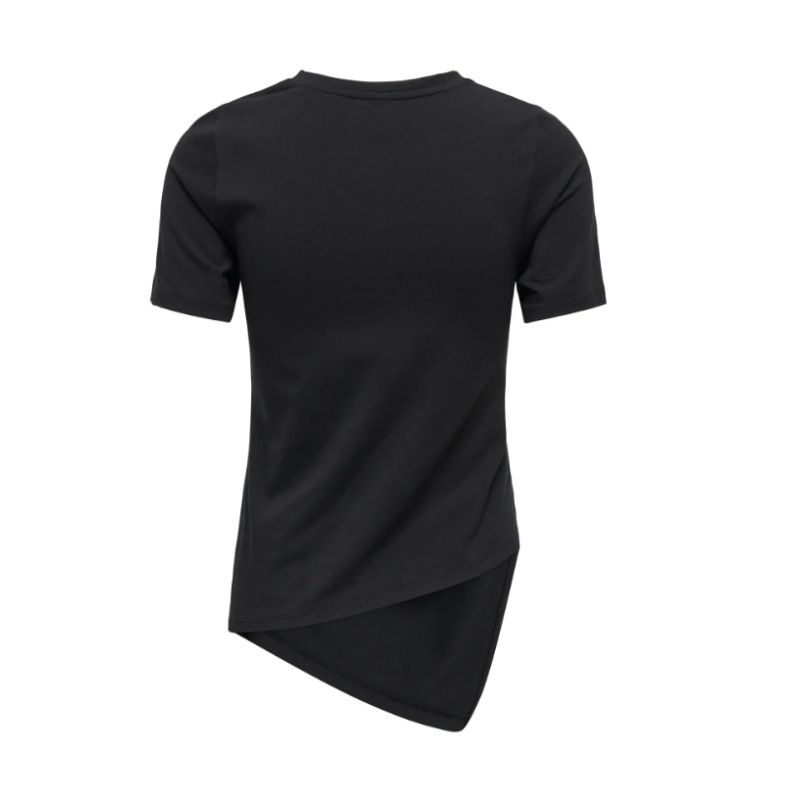 ONLY Lise kortærmet rushing t-shirt - Black