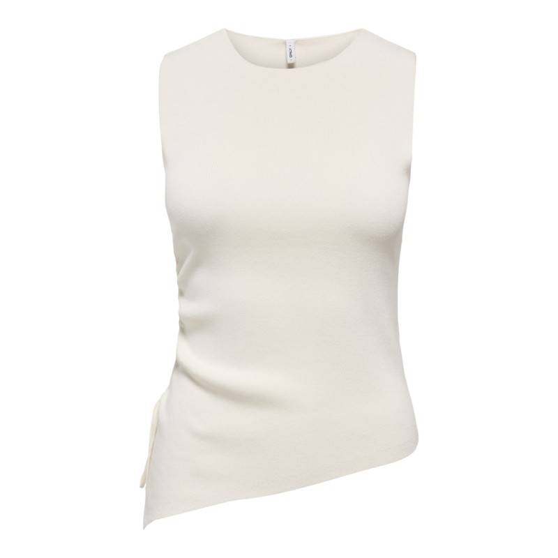ONLY Milo ærmeløs string top - Cloud Dancer