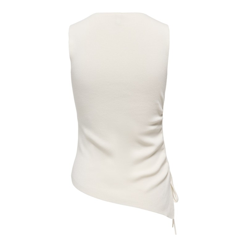 ONLY Milo ærmeløs string top - Cloud Dancer