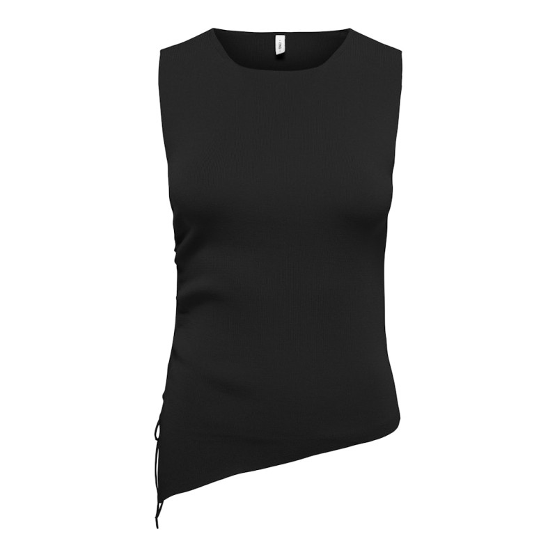 ONLY Milo ærmeløs string top - Black