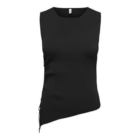 ONLY Milo ærmeløs string top - Black