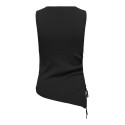 ONLY Milo ærmeløs string top - Black