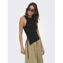 ONLY Milo ærmeløs string top - Black