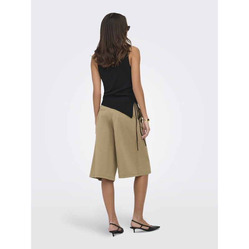 ONLY Milo ærmeløs string top - Black