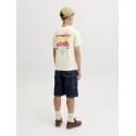 JACK & JONES JUNIOR Riviera vintage poster kortærmet t-shirt - Antique White