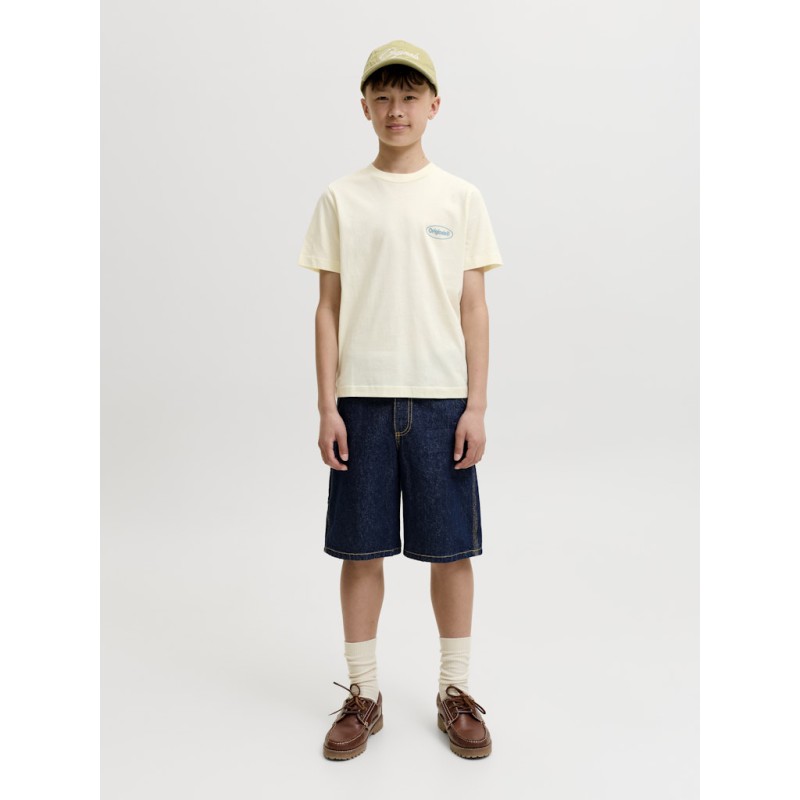 JACK & JONES JUNIOR Riviera vintage poster kortærmet t-shirt - Antique White