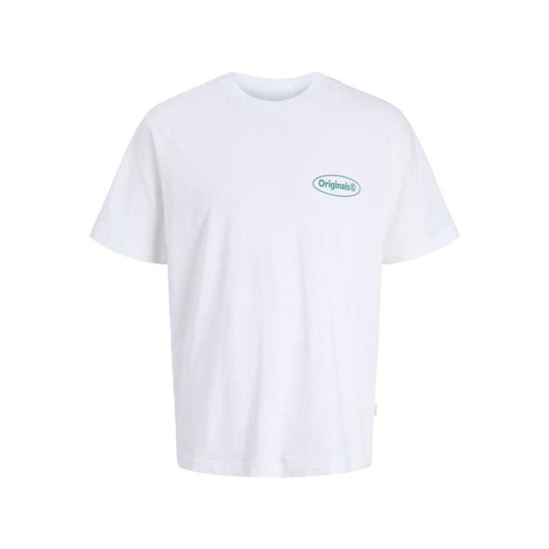 JACK & JONES JUNIOR Riviera vintage poster kortærmet t-shirt - Bright White