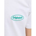 JACK & JONES JUNIOR Riviera vintage poster kortærmet t-shirt - Bright White