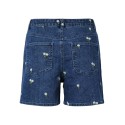 PIECES Flora HW denim shorts - Medium Blue Denim