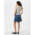 PIECES Flora HW denim shorts - Medium Blue Denim