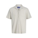 JACK & JONES Summer luke texture kortærmet resort skjorte - Skyway