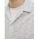 JACK & JONES Summer luke texture kortærmet resort skjorte - Skyway