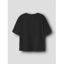 NAME IT KIDS Jyna stitch kortærmet t-shirt - Black