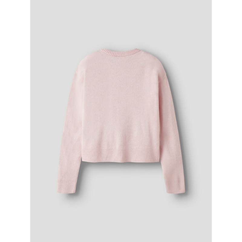 NAME IT KIDS Karin langærmet strik cardigan - Lotus