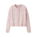 NAME IT KIDS Karin langærmet strik cardigan - Lotus