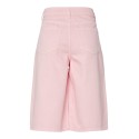 PIECES Sky denim shorts - Roseate Spoonbill