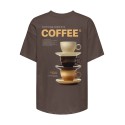 ONLY Vivvi kortærmet lovely t-shirt - Chocolate Martini Coffee vibes