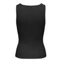ONLY Bree kortærmet firkantet strik tanktop - Sort