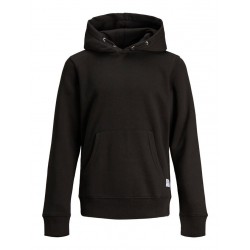 JACK & JONES Junior Soft Hoodie - Sort