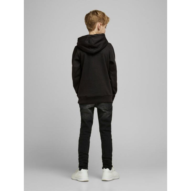 JACK & JONES Junior Soft Hoodie - Sort