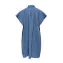 JDY Theis kortærmet v-hals kjole - Vintage Indigo