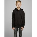 JACK & JONES Junior Soft Hoodie - Sort