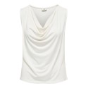 JDY Esti vandfald top - Cloud Dancer