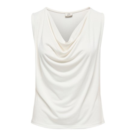JDY Esti vandfald top - Cloud Dancer