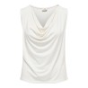 JDY Esti vandfald top - Cloud Dancer