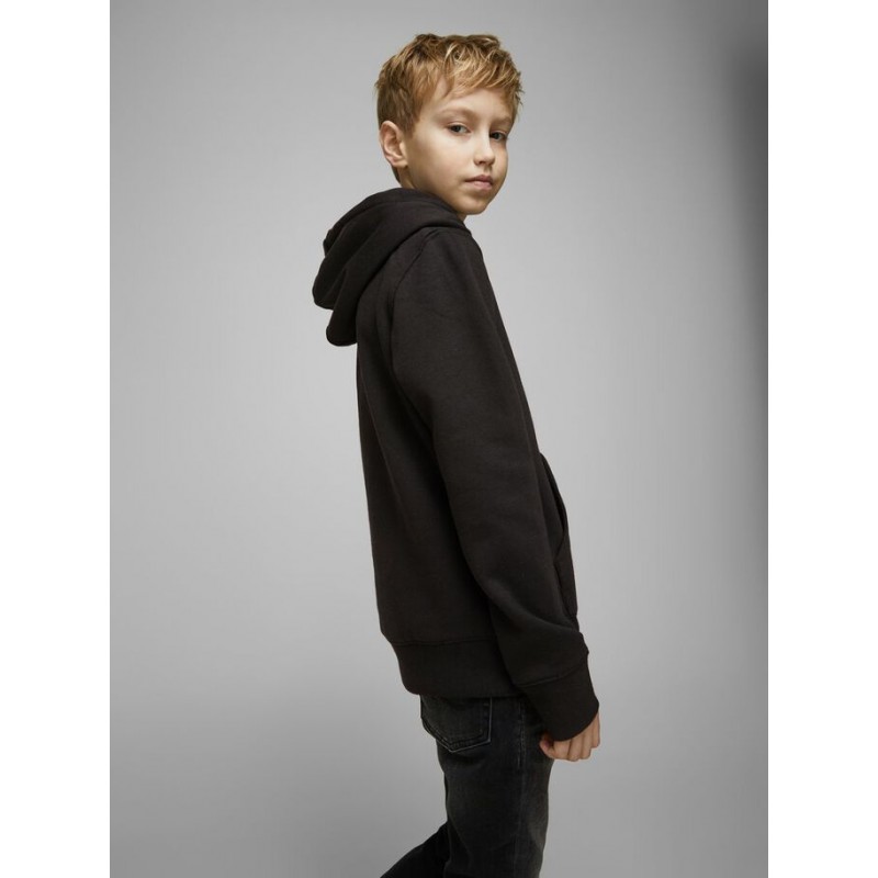 JACK & JONES Junior Soft Hoodie - Sort