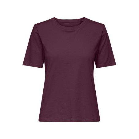 ONLY Happy S/S Rund Hals T-shirt - Fig
