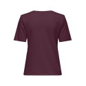 ONLY Happy S/S Rund Hals T-shirt - Fig