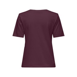ONLY Happy S/S Rund Hals T-shirt - Fig