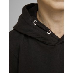 JACK & JONES Junior Soft Hoodie - Sort
