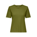 ONLY Happy S/S Rund Hals T-shirt - Cardamom Seed